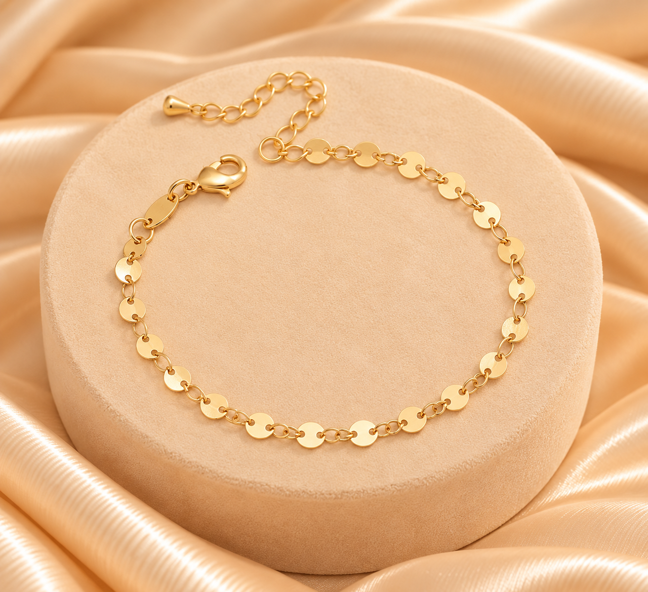 Pulseira Medalinhas Chapadas