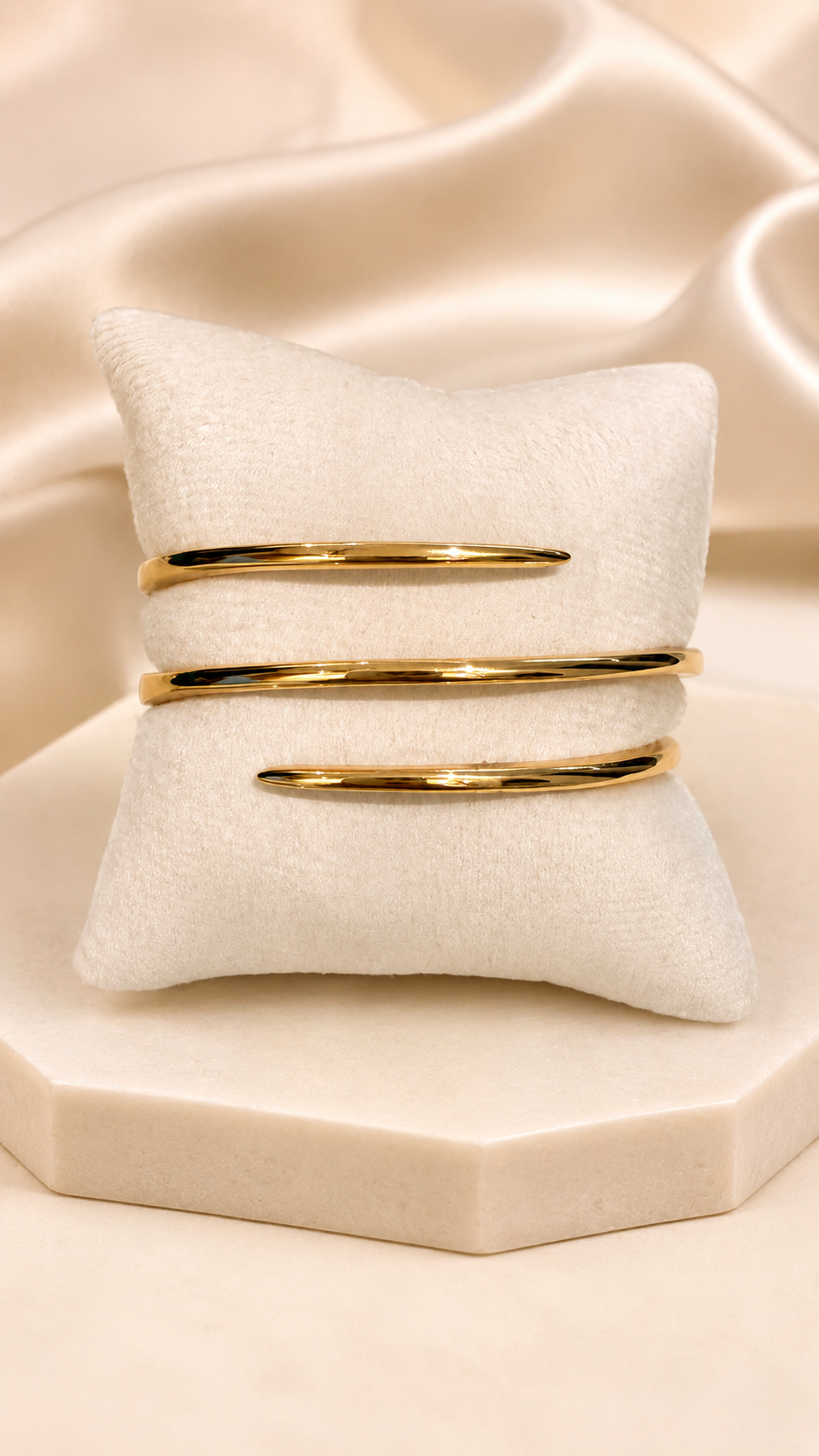 Bracelete Triplo Ouro